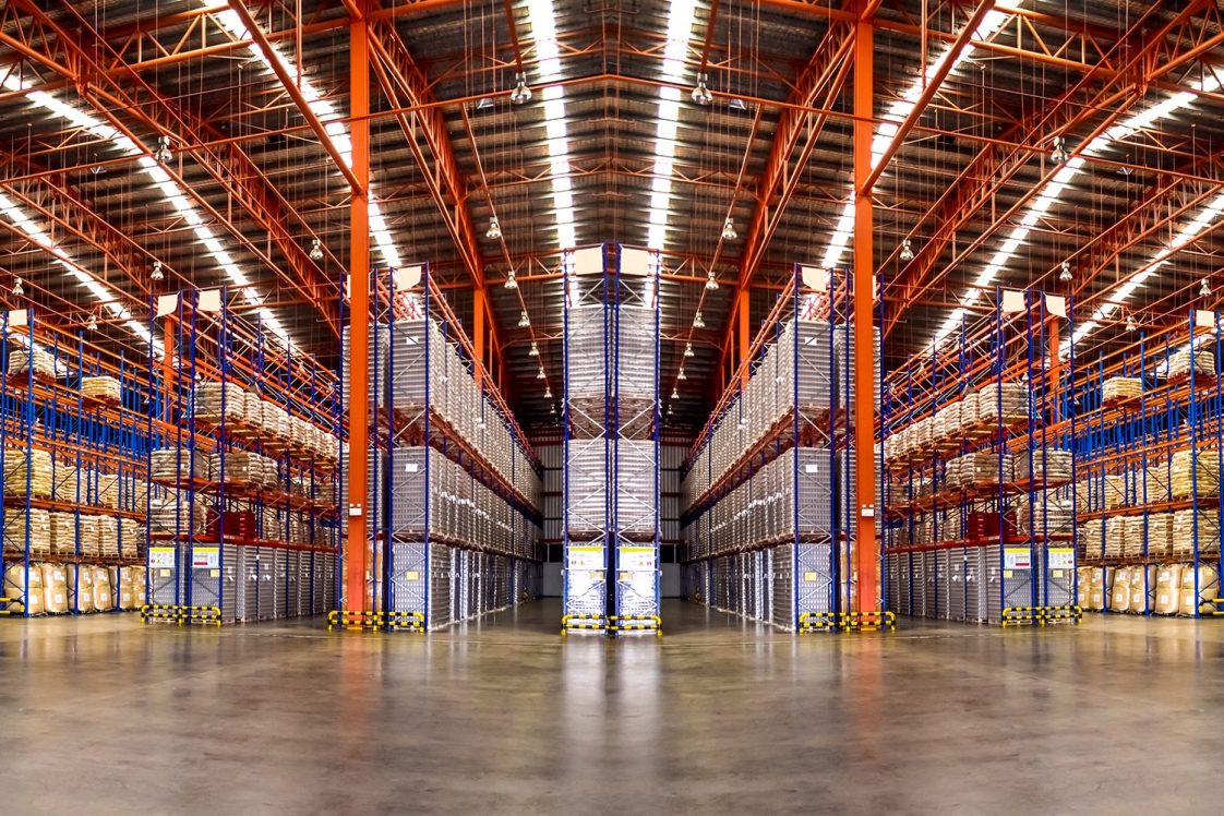 inside of b2b fulfillment center